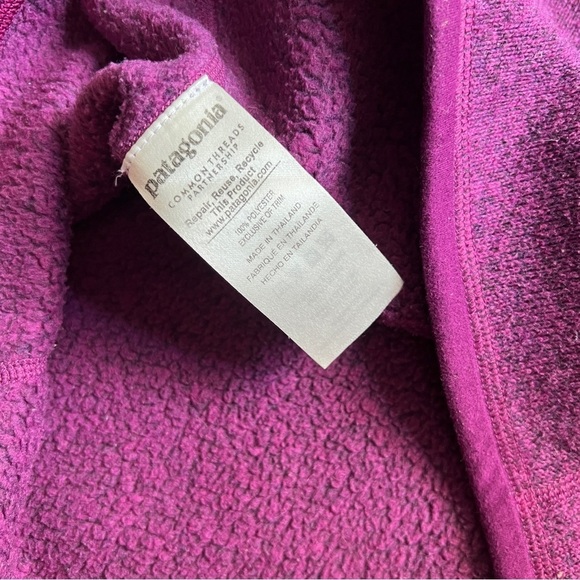 Patagonia pink Half zip women's fleece sweater Size S - Picture 8 of 8